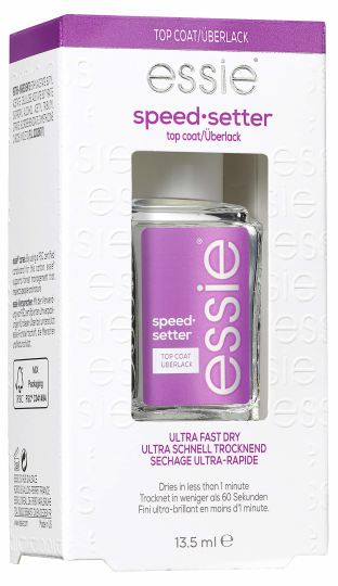 quick finish gloss 13,5 ml and treatment drying Essie Nail for